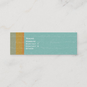 Aged Retro Mini Business Card