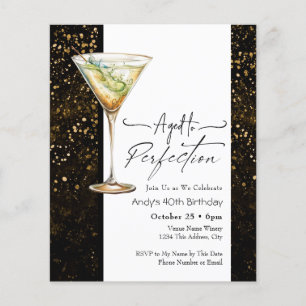 Aged to Perfect 40th Birthday Invitation