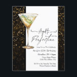 Aged to Perfect 60th Birthday Invitation<br><div class="desc">Birthday Cocktail/ martini graphic Invitations. Easy to personalise. All text is adjustable and easy to change for your own party needs. Simple Watercolor fruity drink  graphics. Invitations for him or her.  Any age,  just change the text. Aged to perfection theme</div>