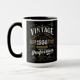 Aged to Perfection 1956 Birthday Vintage 70th    Mug