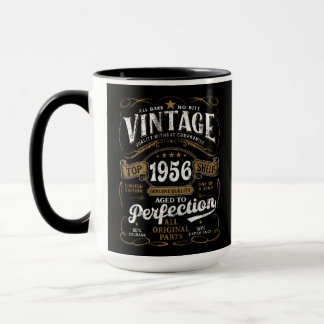 Aged to Perfection 1956 Birthday Vintage 70th    Mug
