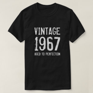 Aged to perfection 1967 men's 50th Birthday shirt