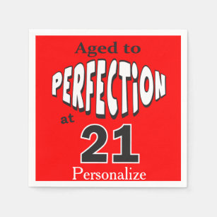 Aged to Perfection at 21 Napkin