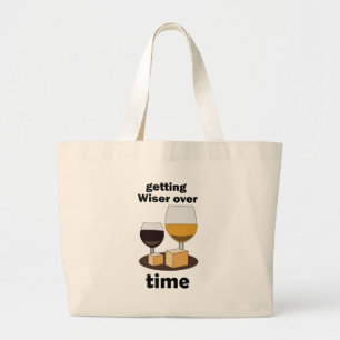 Aged To Perfection Getting Wiser Over Time Large Tote Bag