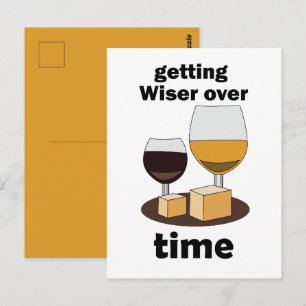 Aged To Perfection Getting Wiser Over Time Postcard