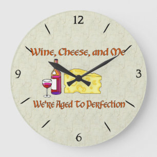 Aged To Perfection Large Clock