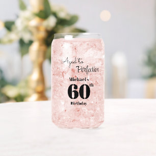 Aged to Perfection Men's 60th Birthday Can Glass