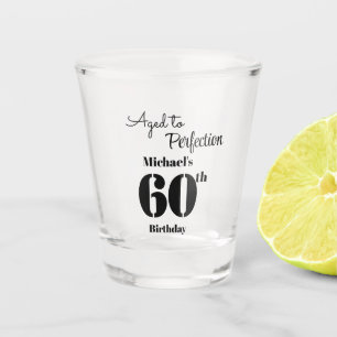 Aged to Perfection Men's 60th Birthday Shot Glass
