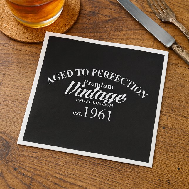 Aged To Perfection Premium Vintage 1961 Napkin (Creator Uploaded)