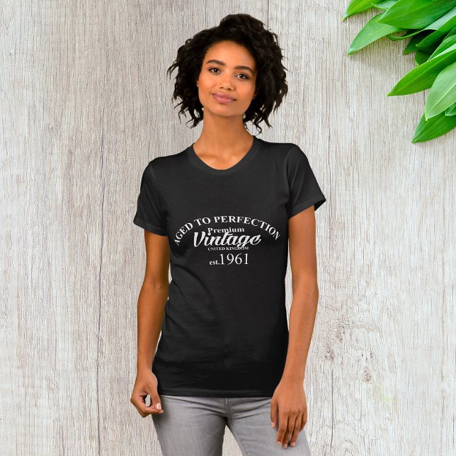 Aged To Perfection Premium Vintage 1961 T-Shirt (Creator Uploaded)