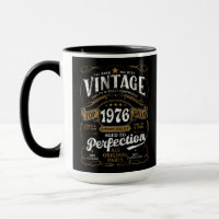 Aged To Perfection Vintage 1976 Birthday 50th