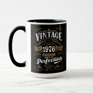 Aged To Perfection Vintage 1976 Birthday 50th   Mug