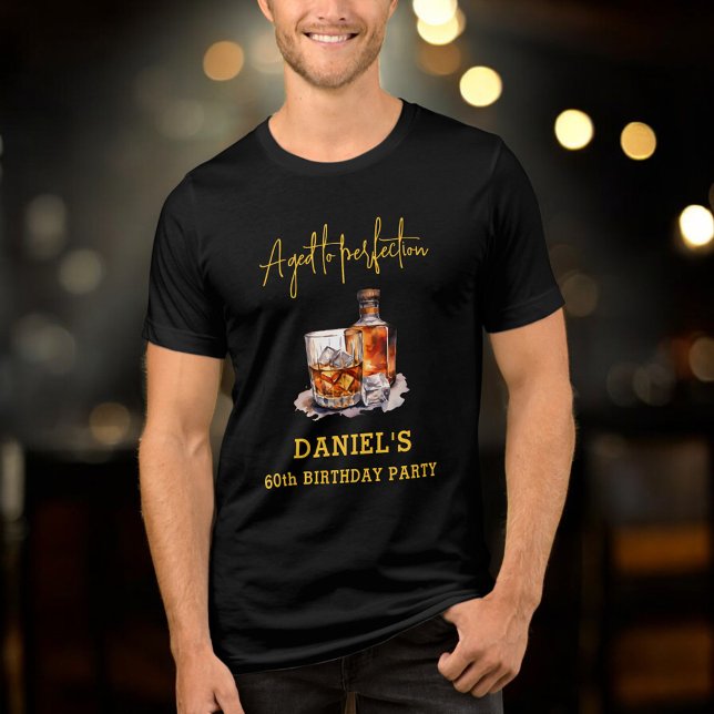 Aged to Perfection Whiskey 60th Birthday Tri-Blend Shirt (Creator Uploaded)