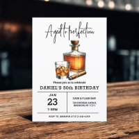 Aged to Perfection Whisky Cigar 50th Birthday
