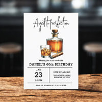 Aged to Perfection Whisky Cigar 60th Birthday