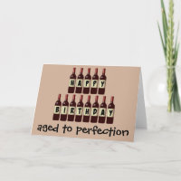 Aged to Perfection Wine Lover Happy Birthday