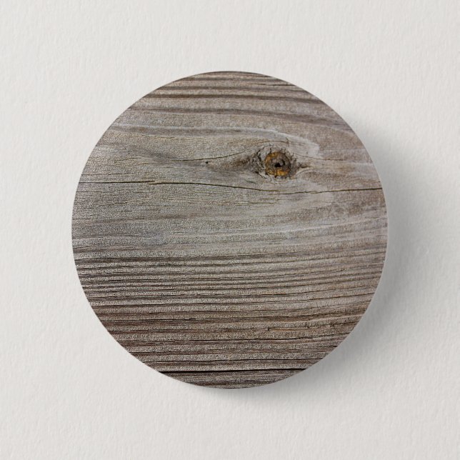 Aged Wood 6 Cm Round Badge (Front)