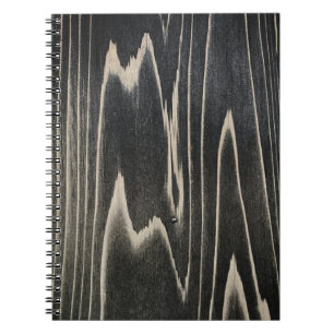 Aged Wood Grain Minimalist Notebook