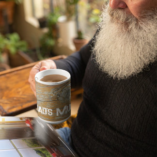 Aged Wood Grain Timber Plank  Coffee Mug