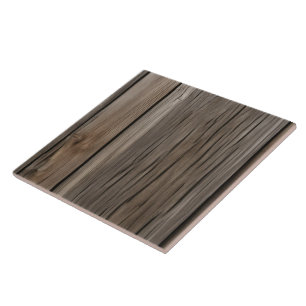 Aged wood imitation ceramic tile