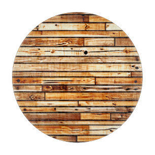 Aged Wood Texture Design Cutting Board