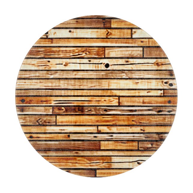 Aged Wood Texture Design Cutting Board (Front)