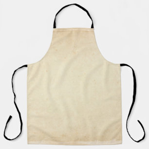 Aged Yellowed Paper Texture Apron