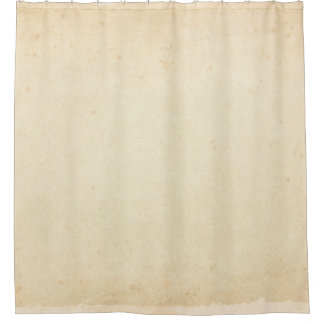 Aged Yellowed Paper Texture Shower Curtain