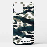 Aged Zebra Print. Grey Zebra Rough Print. Grey Zeb