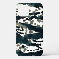 Aged Zebra Print. Grey Zebra Rough Print. Grey Zeb