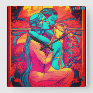 Ageless Manifestations for Each Second Square Wall Clock