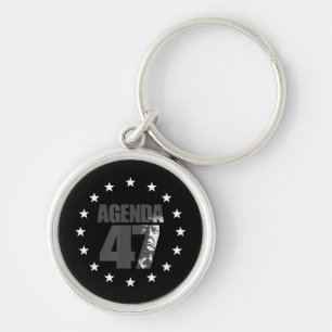 Agenda 47 Patriotic Trump Re-Election Campaign Des Key Ring