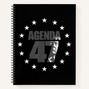 Agenda 47 Patriotic Trump Re-Election Campaign Des Notebook