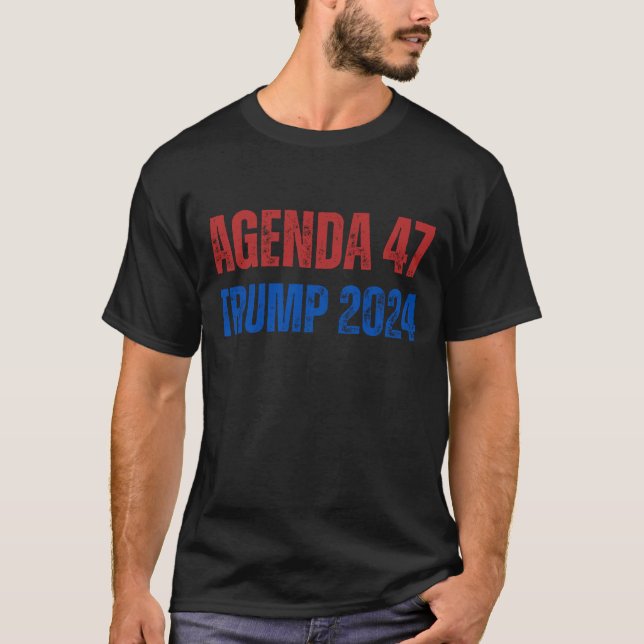 AGENDA 47 TRUMP 2024 SHIRT AGENDA47 SHIRT  (Front)
