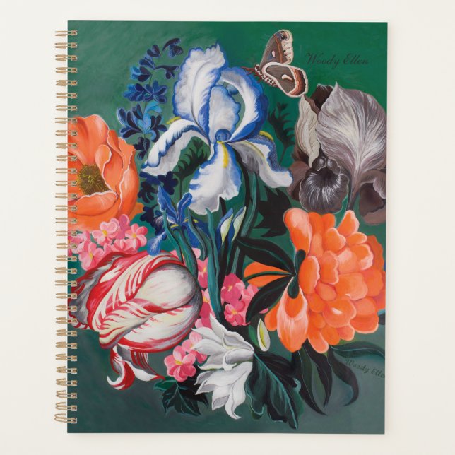 Agenda Planner Bullet Journal Botanical Forest (Front)