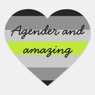 Agender and Amazing Sticker