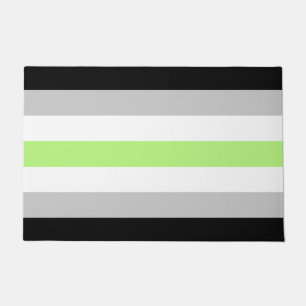 Agender Flag  Doormat