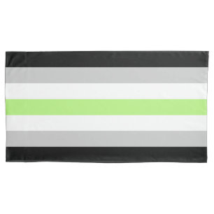 Agender Flag King Pillow Case