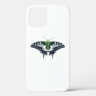 Agender Flag Swallowtail Butterfly iPhone 12 Pro Case