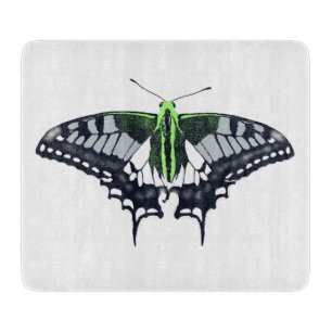 Agender Flag Swallowtail Butterfly Cutting Board
