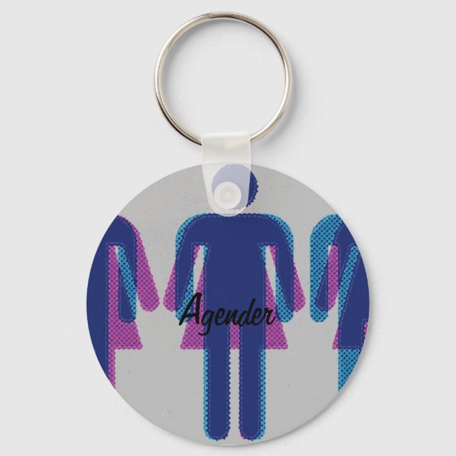 Agender Key Ring (Front)