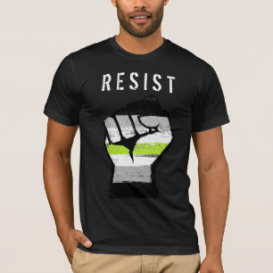 Agender Pride Fist T-Shirt