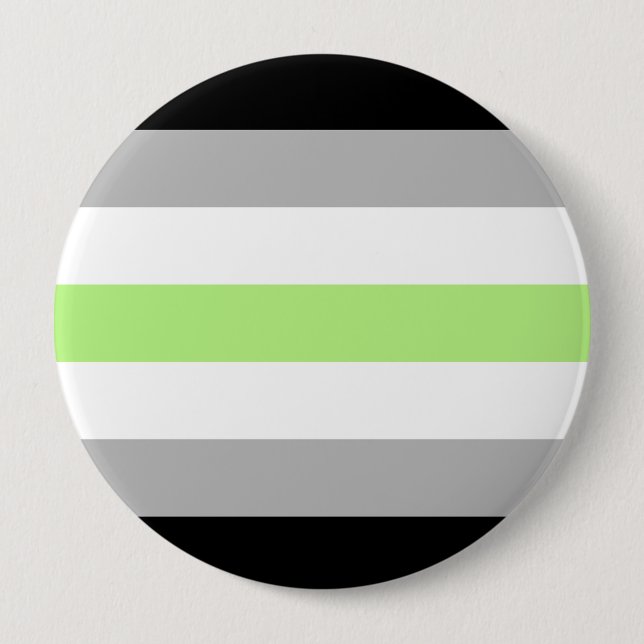 Agender Pride Flag 10 Cm Round Badge (Front)