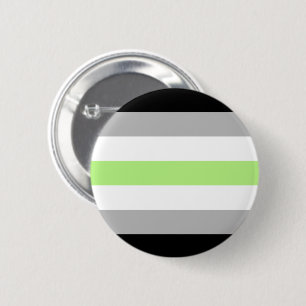 Agender Pride Flag 6 Cm Round Badge