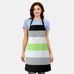 Agender Pride Flag – Agender Identity LGBTQIA+ Apron
