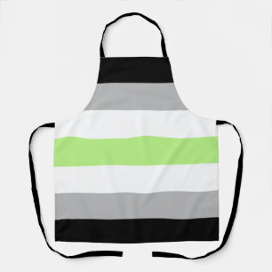 Agender Pride Flag Apron