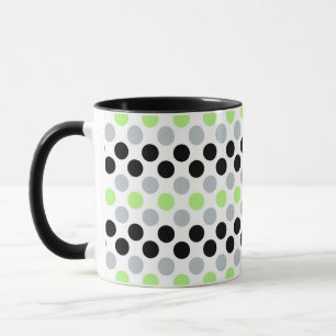 Agender Pride Flag Colours Polkadots Mug
