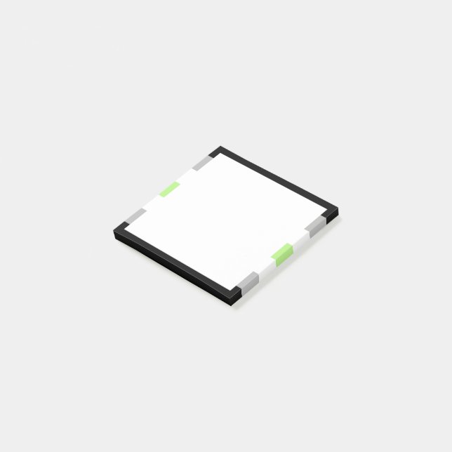 Agender Pride Flag Post-it Notes (Angled)