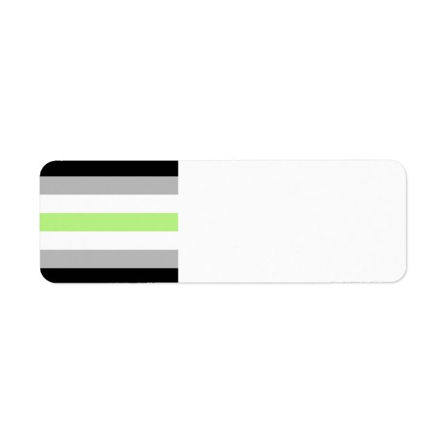Agender_pride_flag Return Address Label (Front)