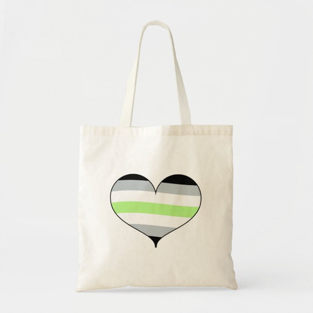 Agender Pride Tote Bag (Front)